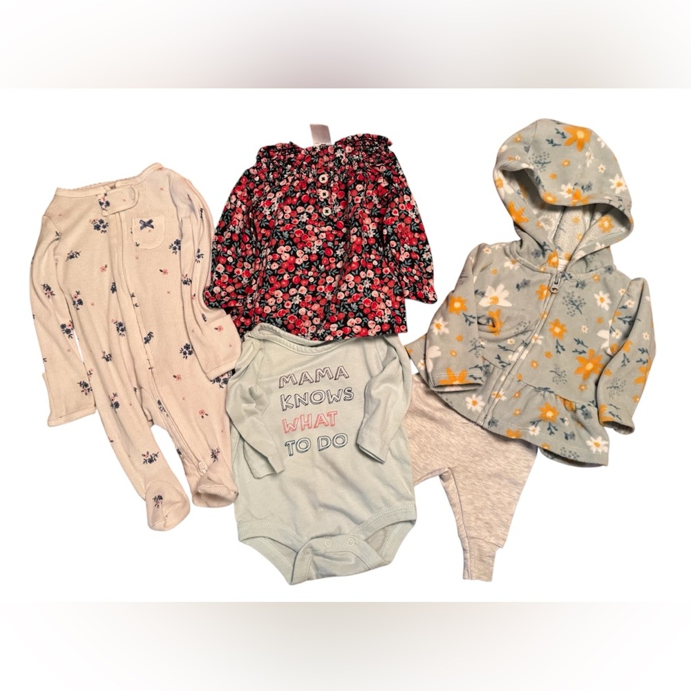 Newborn Floral Baby Girl Bundle